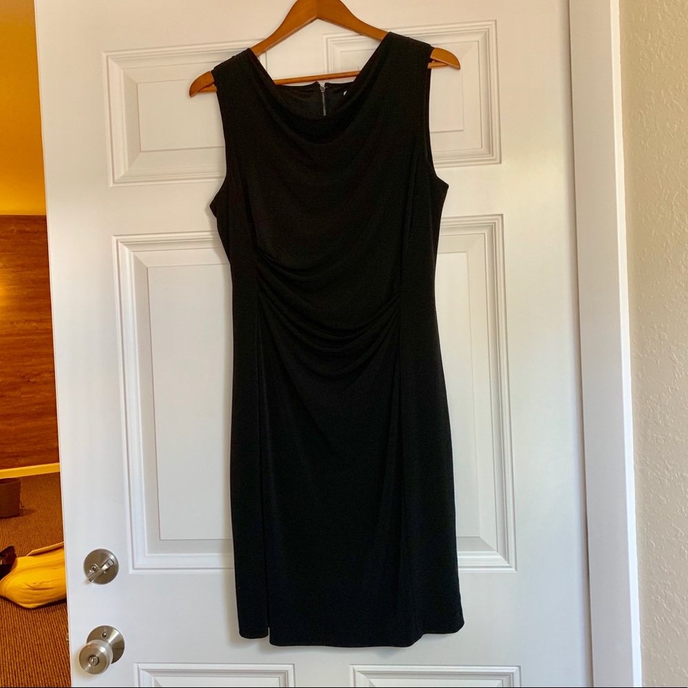 Calvin Klein little black dress womens large